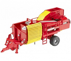 Аксессуар для трактора Bruder - Картофелеуборочный комбайн Grimme SE 75-30 с картофелем (Bruder, 02-130)